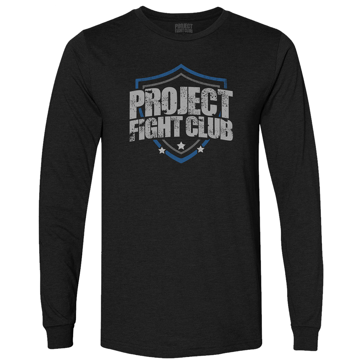 BLACK LONG SLEEVE TEE #2 - SUPPORT POLICE