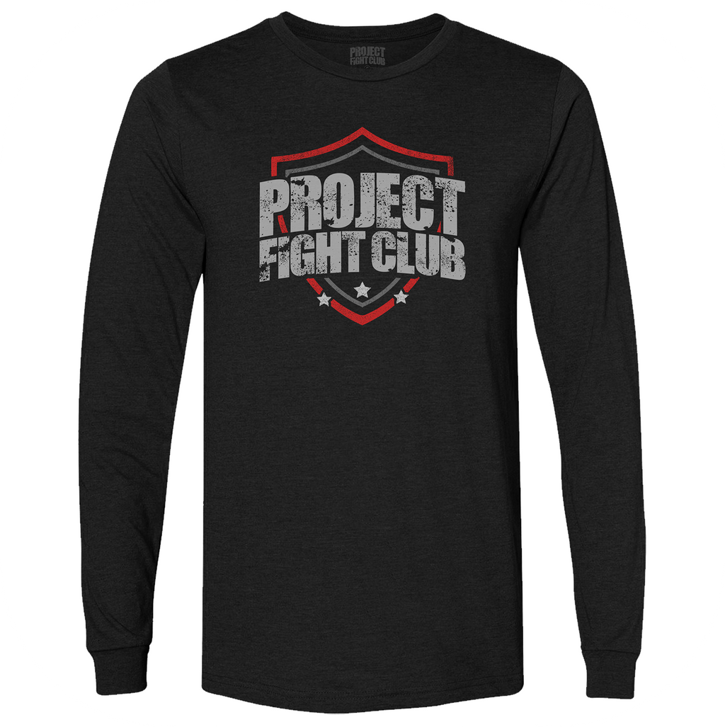 BLACK LONG SLEEVE TEE #2 - HONOR FIREFIGHTERS & EMTs
