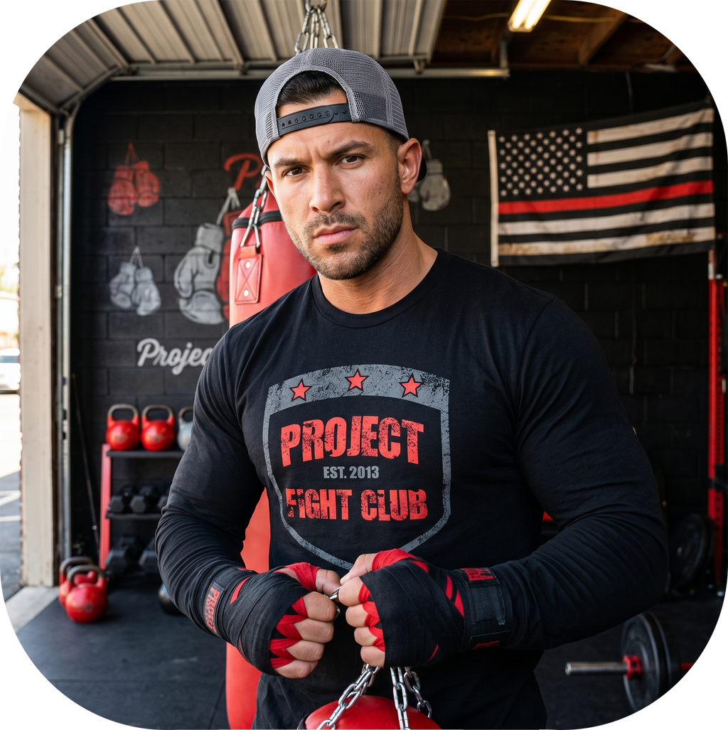 BLACK LONG SLEEVE TEE #4 - HONOR FIREFIGHTERS & EMTs