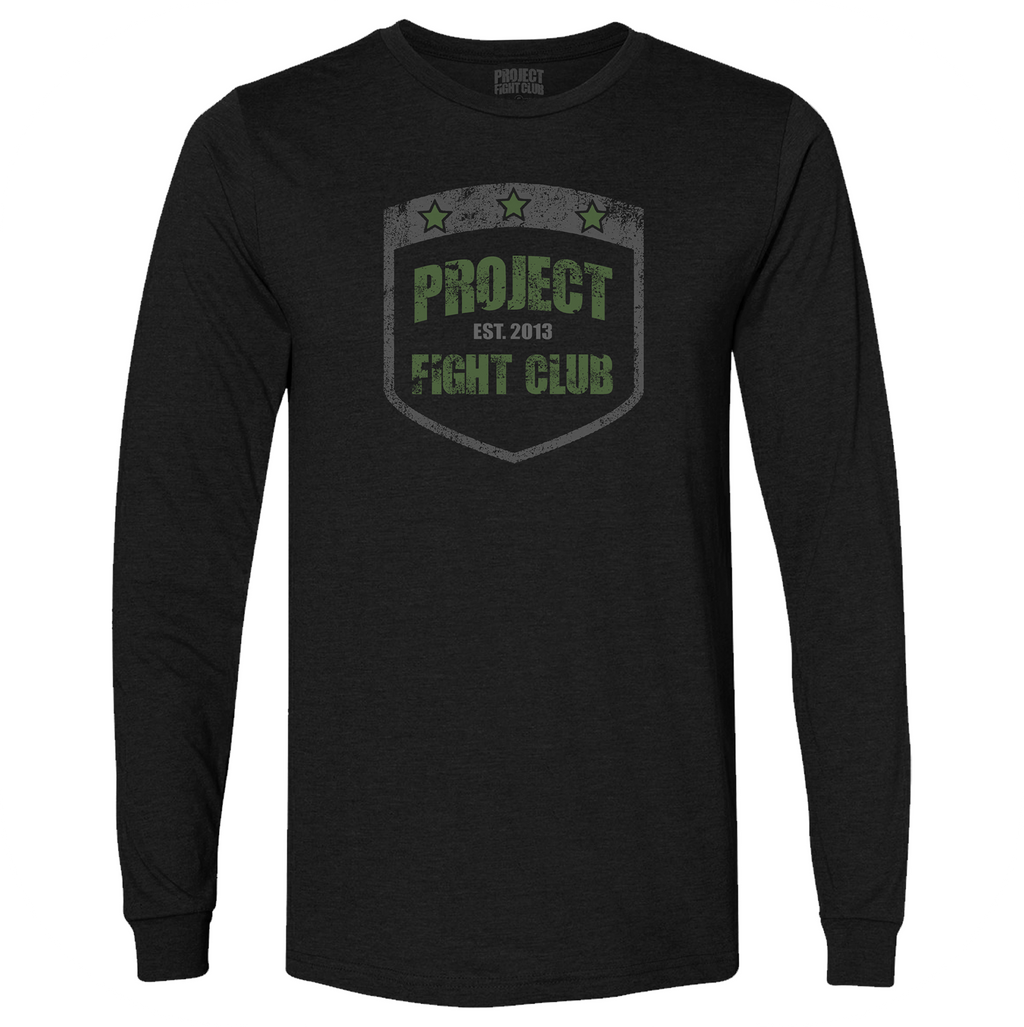BLACK LONG SLEEVE SHIRT 4- HONOR SOLDIERS & VETERANS
