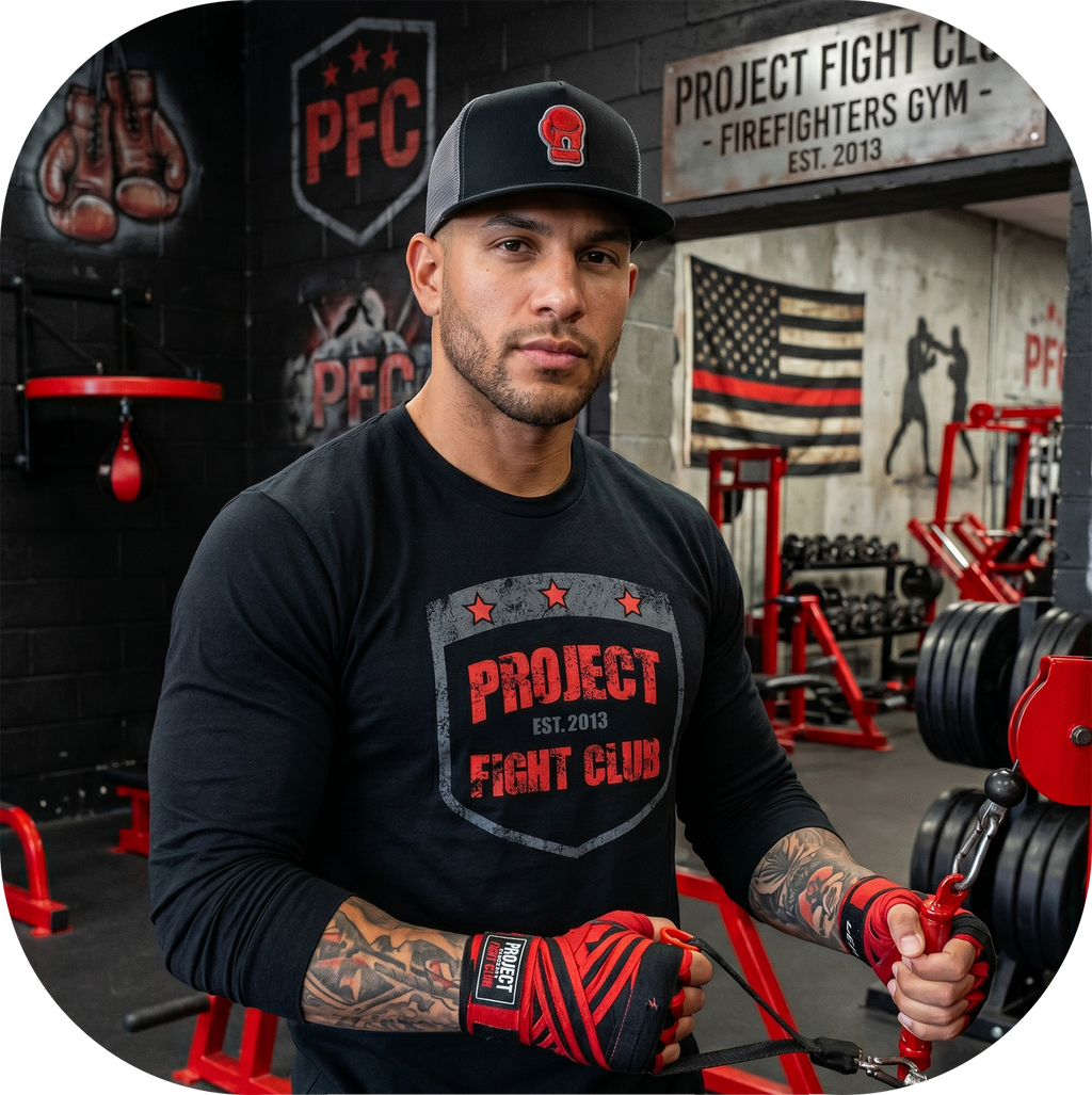BLACK LONG SLEEVE TEE #4 - HONOR FIREFIGHTERS & EMTs