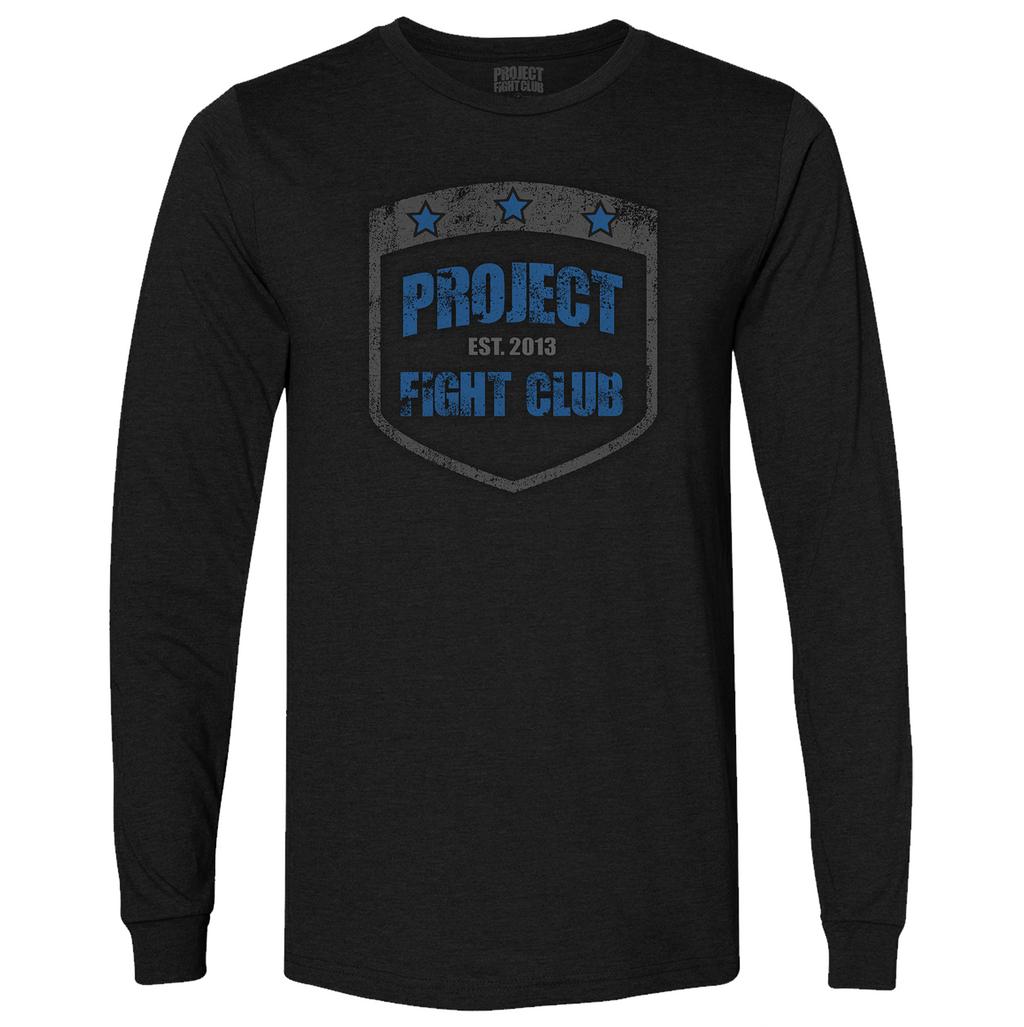BLACK LONG SLEEVE TEE #4 - SUPPORT POLICE