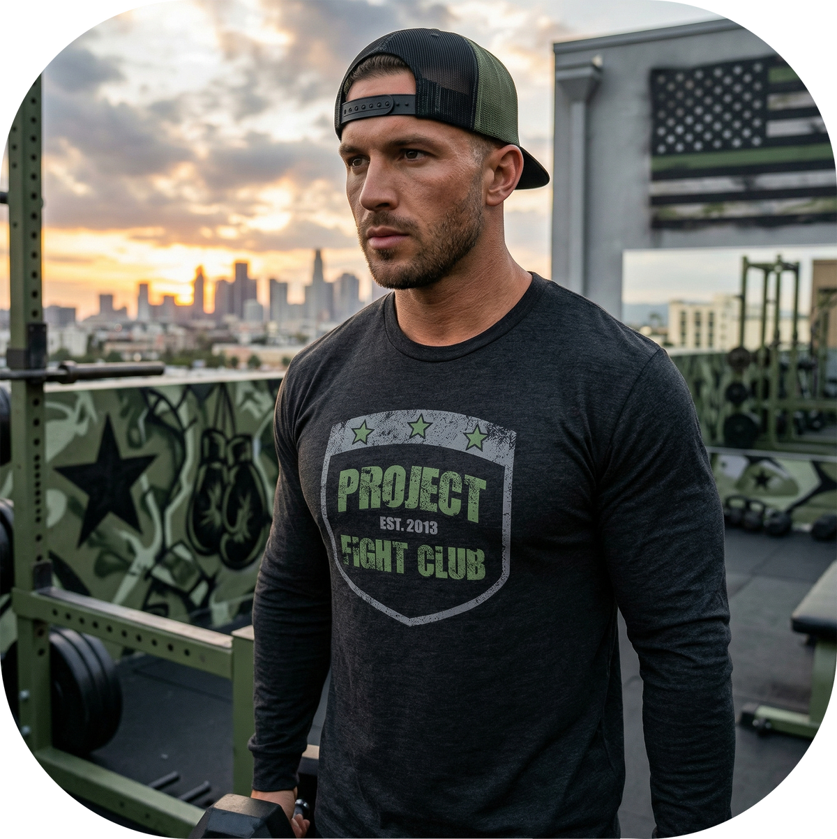 BLACK LONG SLEEVE SHIRT 4- HONOR SOLDIERS & VETERANS