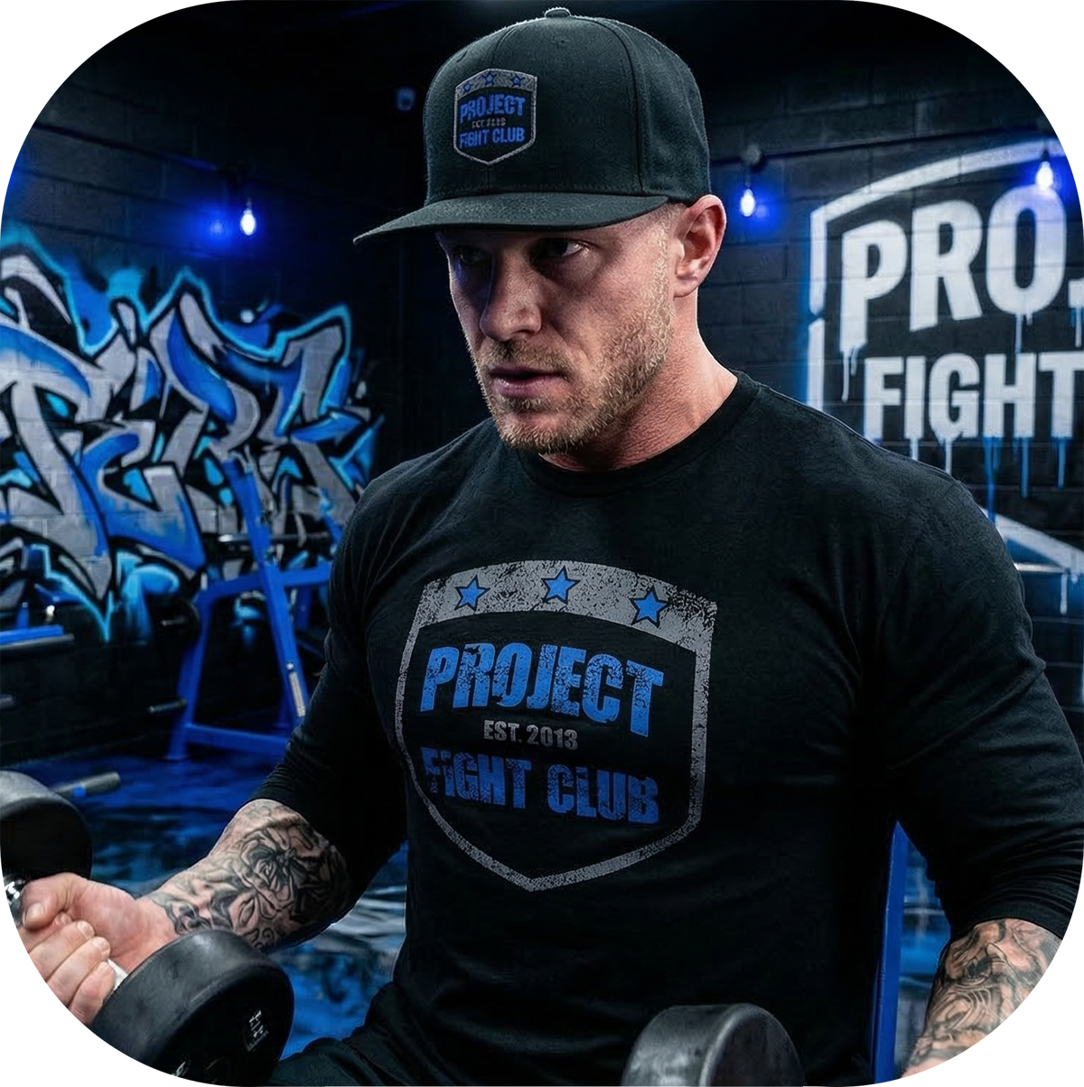 BLACK LONG SLEEVE TEE #4 - SUPPORT POLICE