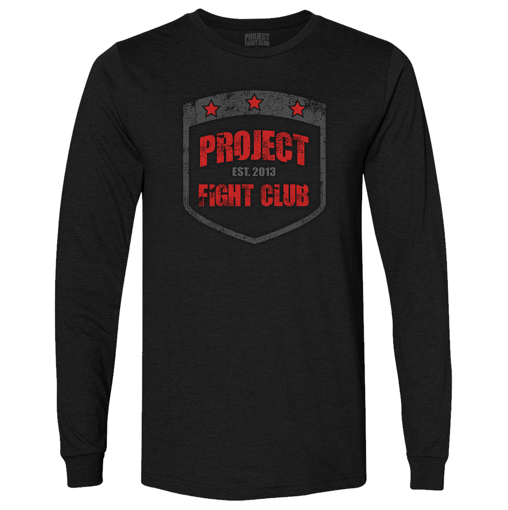 BLACK LONG SLEEVE TEE #4 - HONOR FIREFIGHTERS & EMTs
