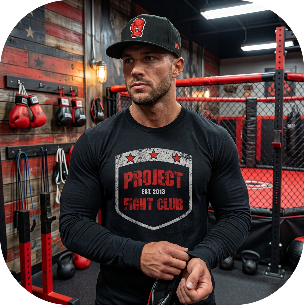 BLACK LONG SLEEVE TEE #5 - HONOR FIREFIGHTERS & EMTs
