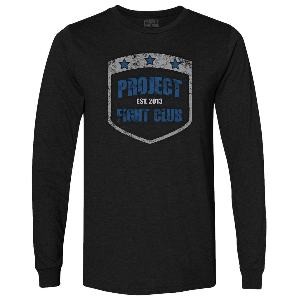 BLACK LONG SLEEVE TEE #5 - SUPPORT POLICE