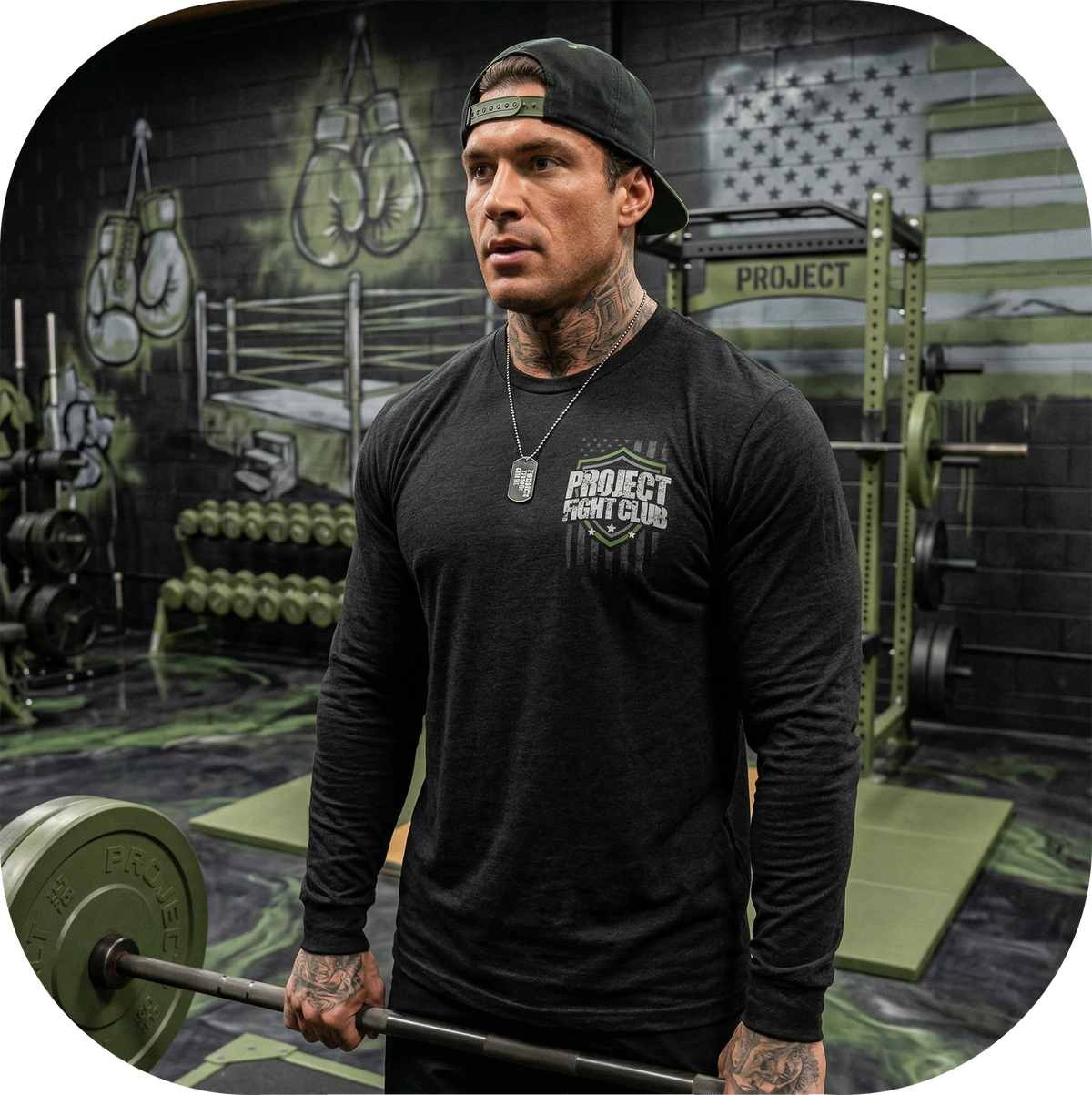 BLACK LONG SLEEVE TEE 6 - HONOR SOLDIERS & VETERANS