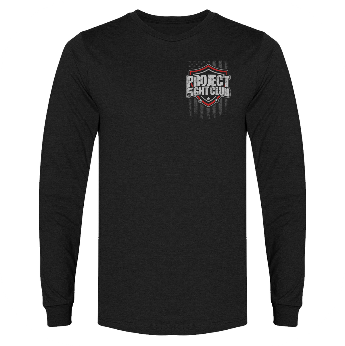 BLACK LONG SLEEVE TEE #6 - HONOR FIREFIGHTERS & EMTs
