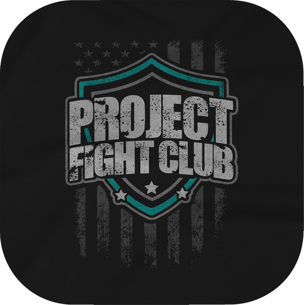BLACK BASEBALL TEE #6 - FIGHT ADDICTION