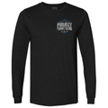 MENS BLACK LONG SLEEVE TEE #6 - SUPPORT POLICE