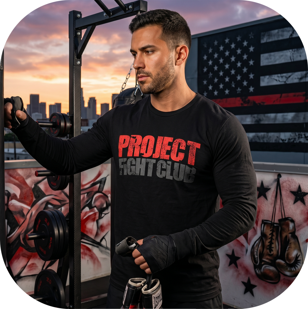 BLACK LONG SLEEVE TEE - HONOR FIREFIGHTERS & EMTs