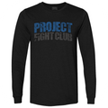 BLACK LONG SLEEVE T-SHIRT - SUPPORT POLICE