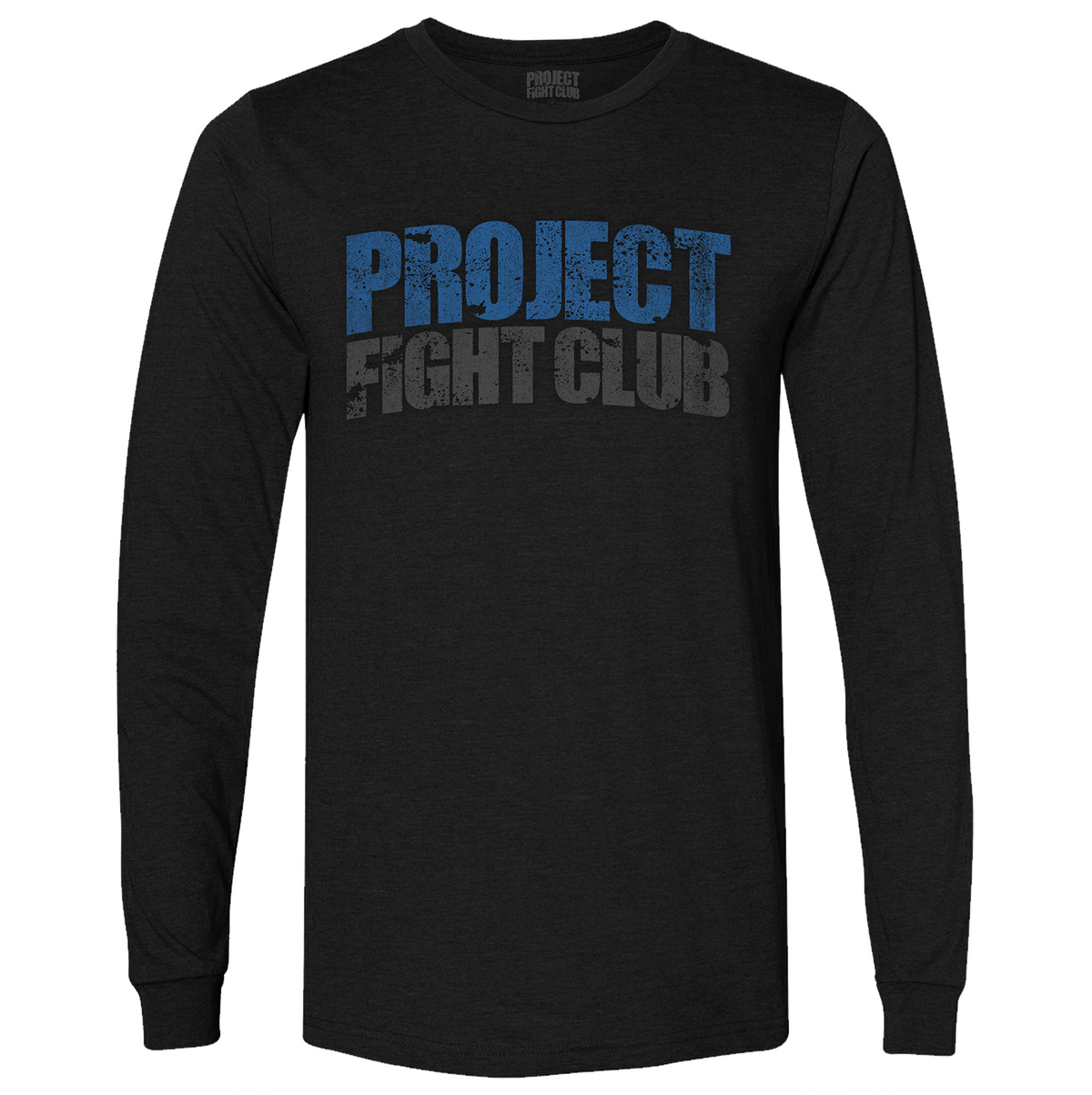 BLACK LONG SLEEVE T-SHIRT - SUPPORT POLICE