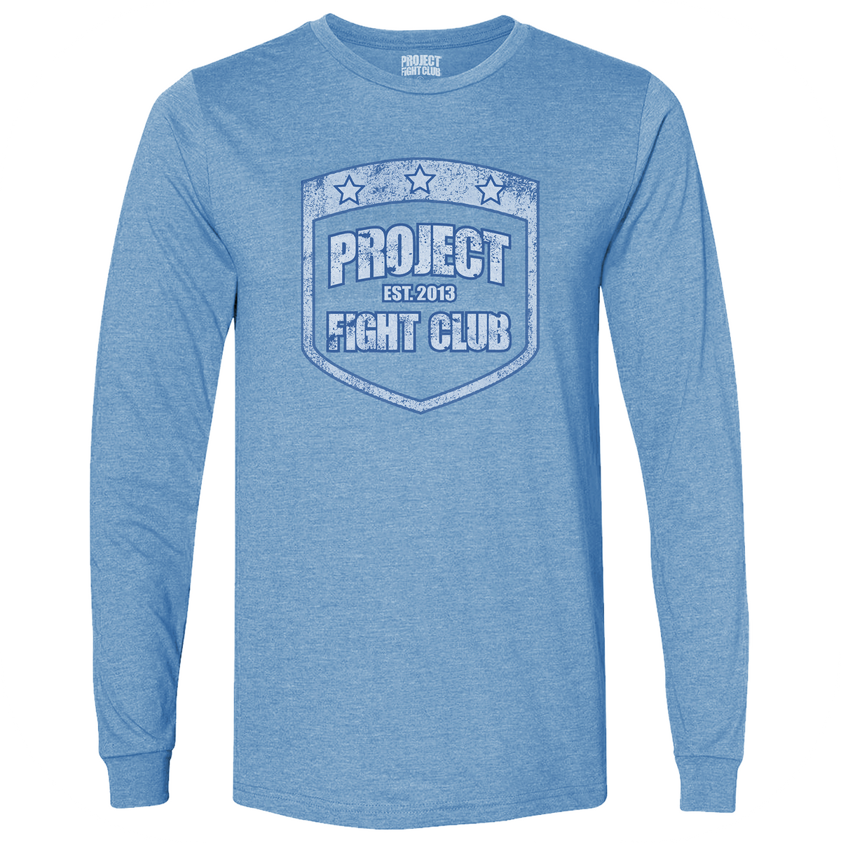 CAROLINA BLUE LONG SLEEVE TEE - SUPPORT POLICE