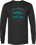 MENS CHARCOAL LONG SLEEVE TEE - FIGHT ADDICTION