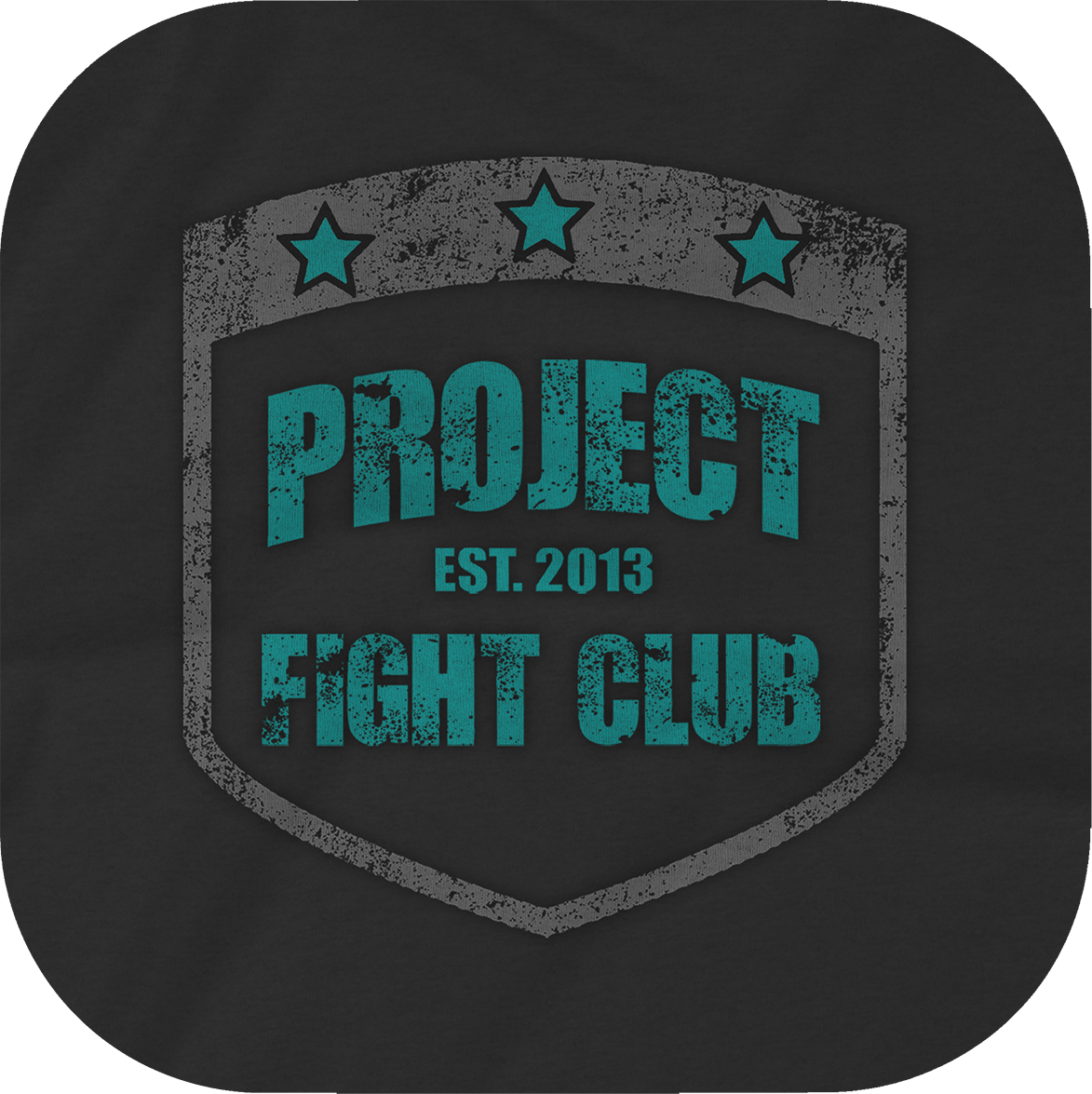 MENS CHARCOAL LONG SLEEVE TEE - FIGHT ADDICTION