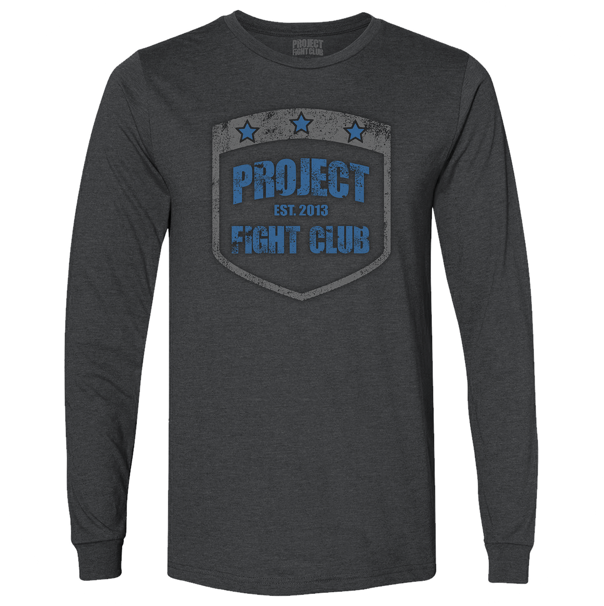 CHARCOAL LONG SLEEVE TEE - POLICE