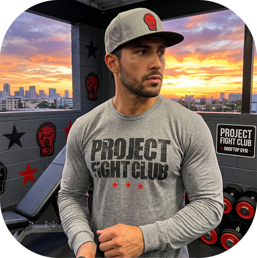 GREY LONG SLEEVE TEE #2 - HONOR FIREFIGHTERS & EMTs
