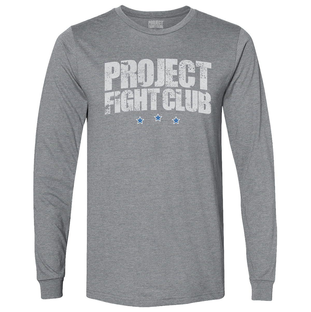 GREY LONG SLEEVE TEE #2 - SUPPORT POLICE