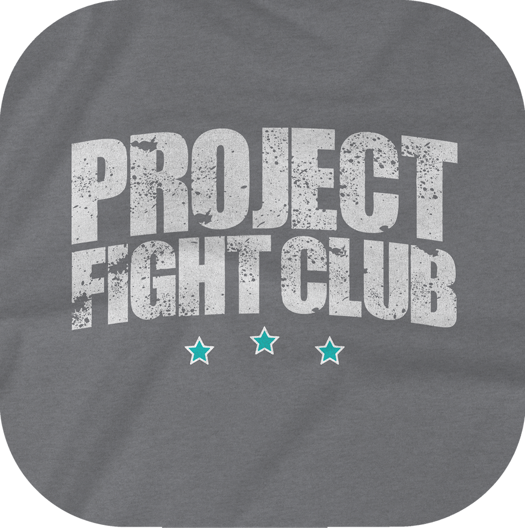 MENS GREY LONG SLEEVE TEE #2 - FIGHT ADDICTION