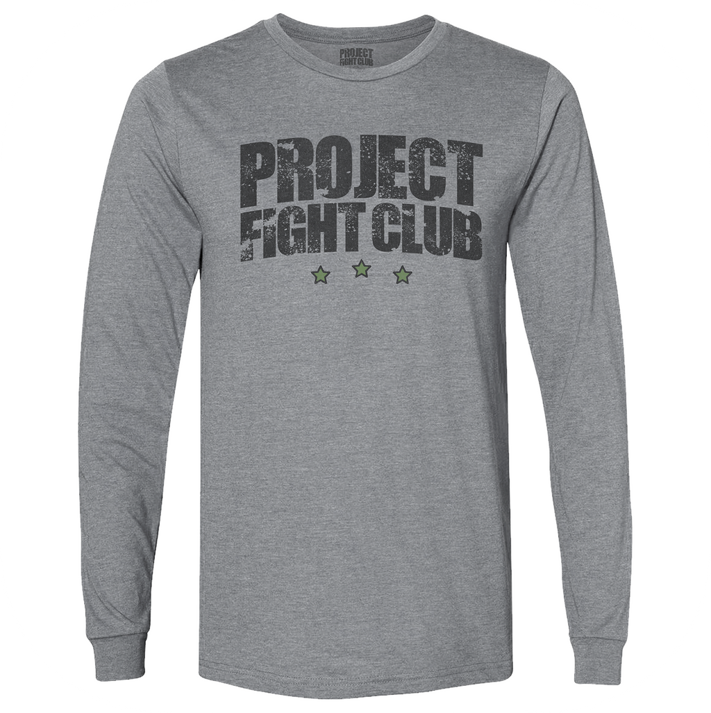 GREY LONG SLEEVE 2 - HONOR SOLDIERS & VETERANS