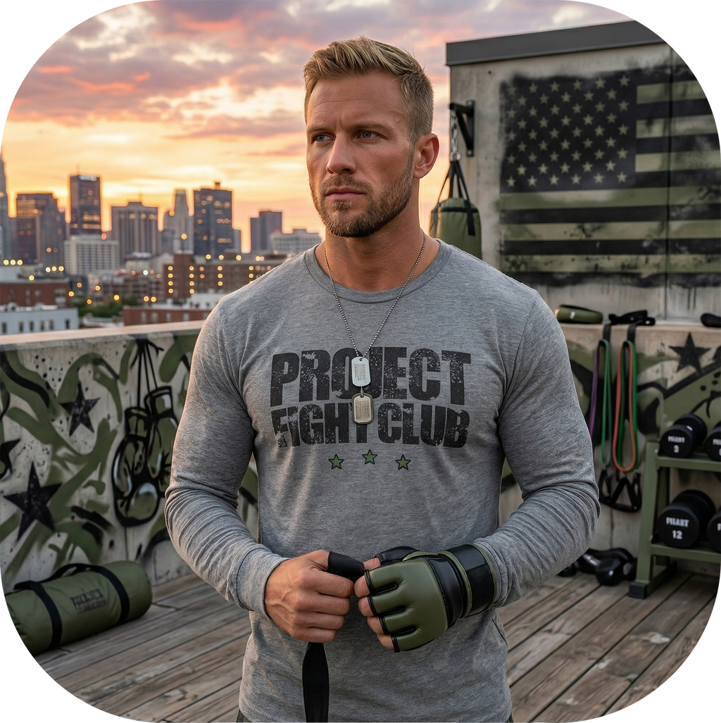 GREY LONG SLEEVE 2 - HONOR SOLDIERS & VETERANS