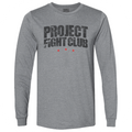 GREY LONG SLEEVE TEE #2 - HONOR FIREFIGHTERS & EMTs