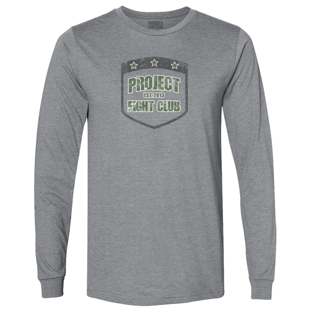 GREY LONG SLEEVE SHIRT 3 - HONOR SOLDIERS & VETERANS