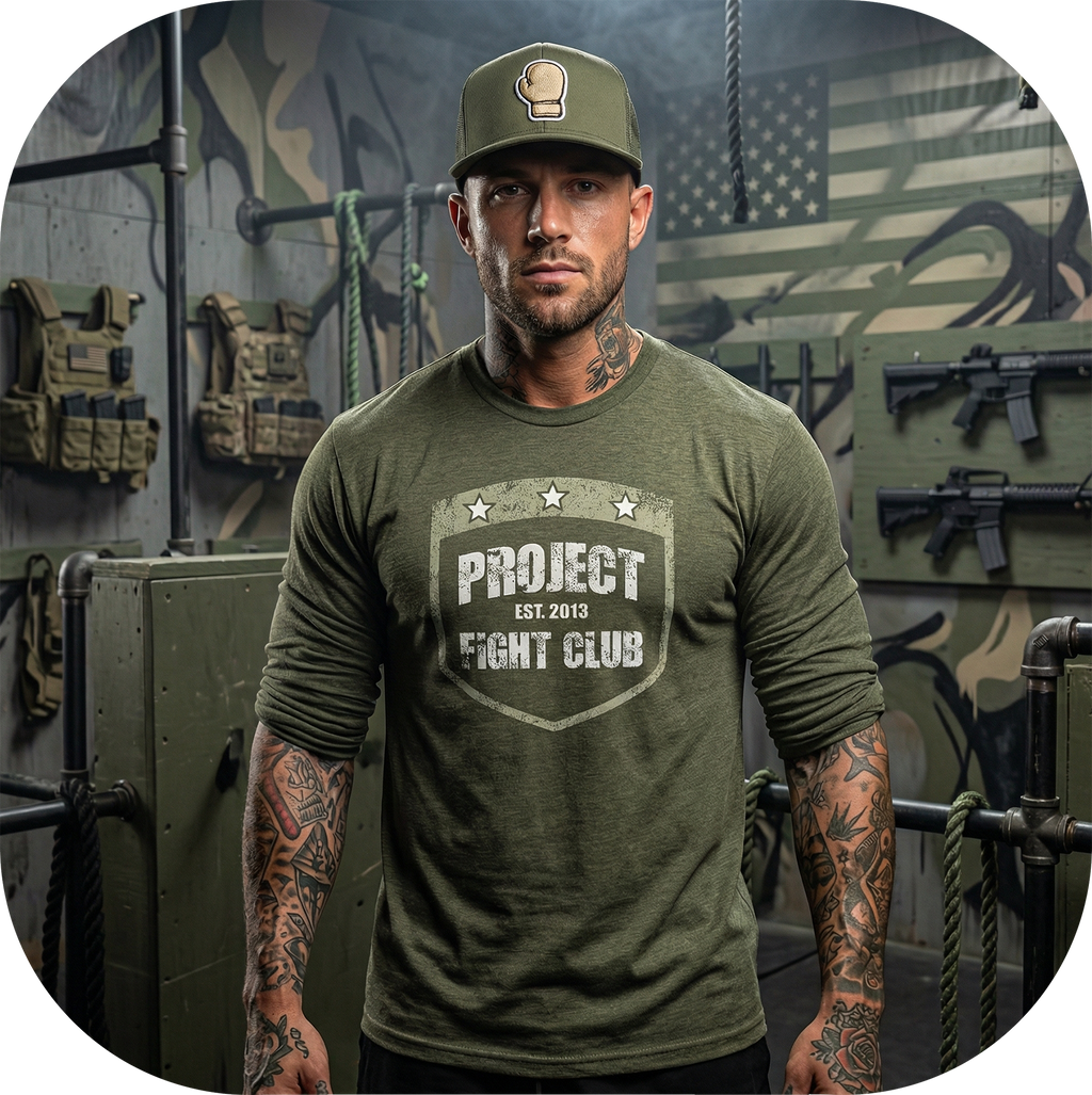 MILITARY GREEN LONG SLEEVE 3 - HONOR SOLDIERS & VETERANS