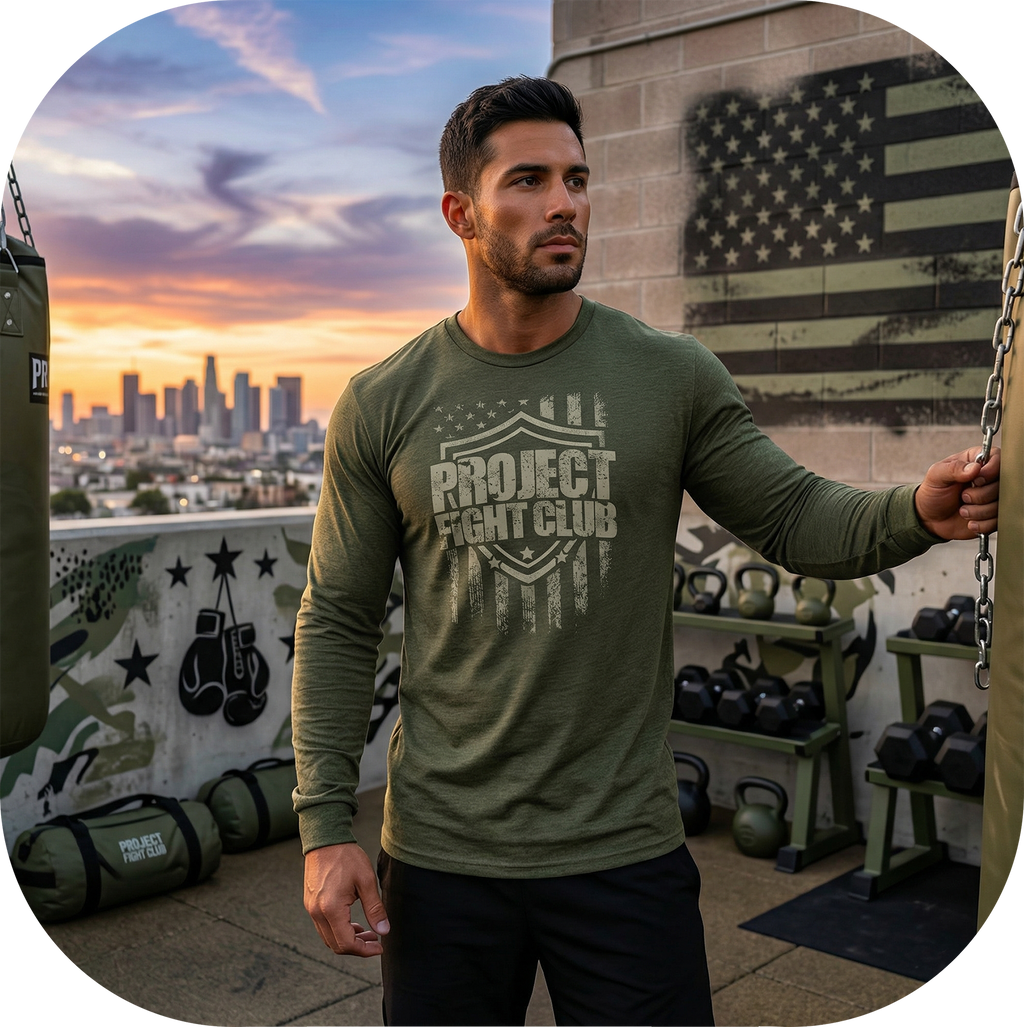 MILITARY GREEN LONG SLEEVE 2 - HONOR SOLDIERS & VETERANS