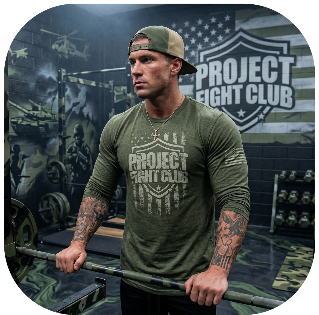 MILITARY GREEN LONG SLEEVE 2 - HONOR SOLDIERS & VETERANS
