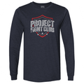 NAVY LONG SLEEVE TEE - HONOR FIREFIGHTERS & EMTs