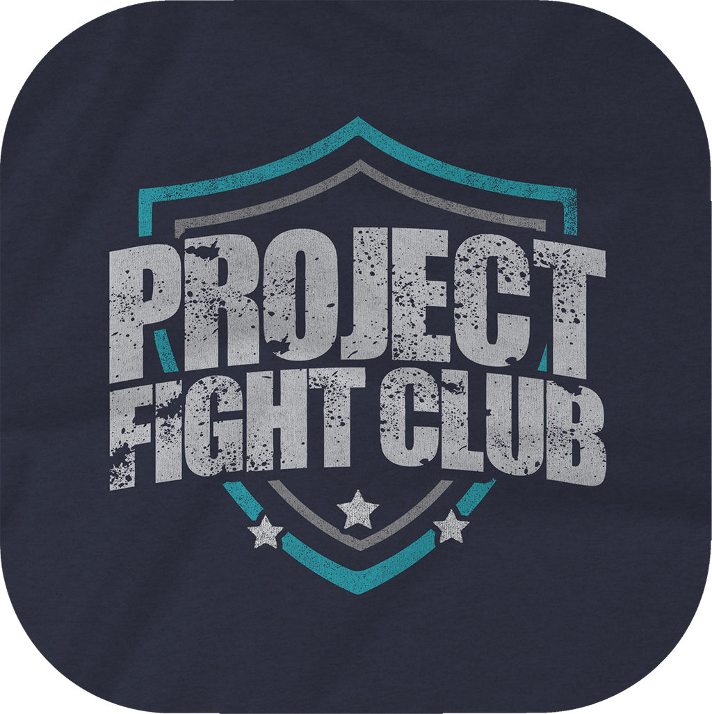NAVY LONG SLEEVE TEE - FIGHT ADDICTION