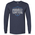 NAVY LONG SLEEVE TEE - SUPPORT POLICE