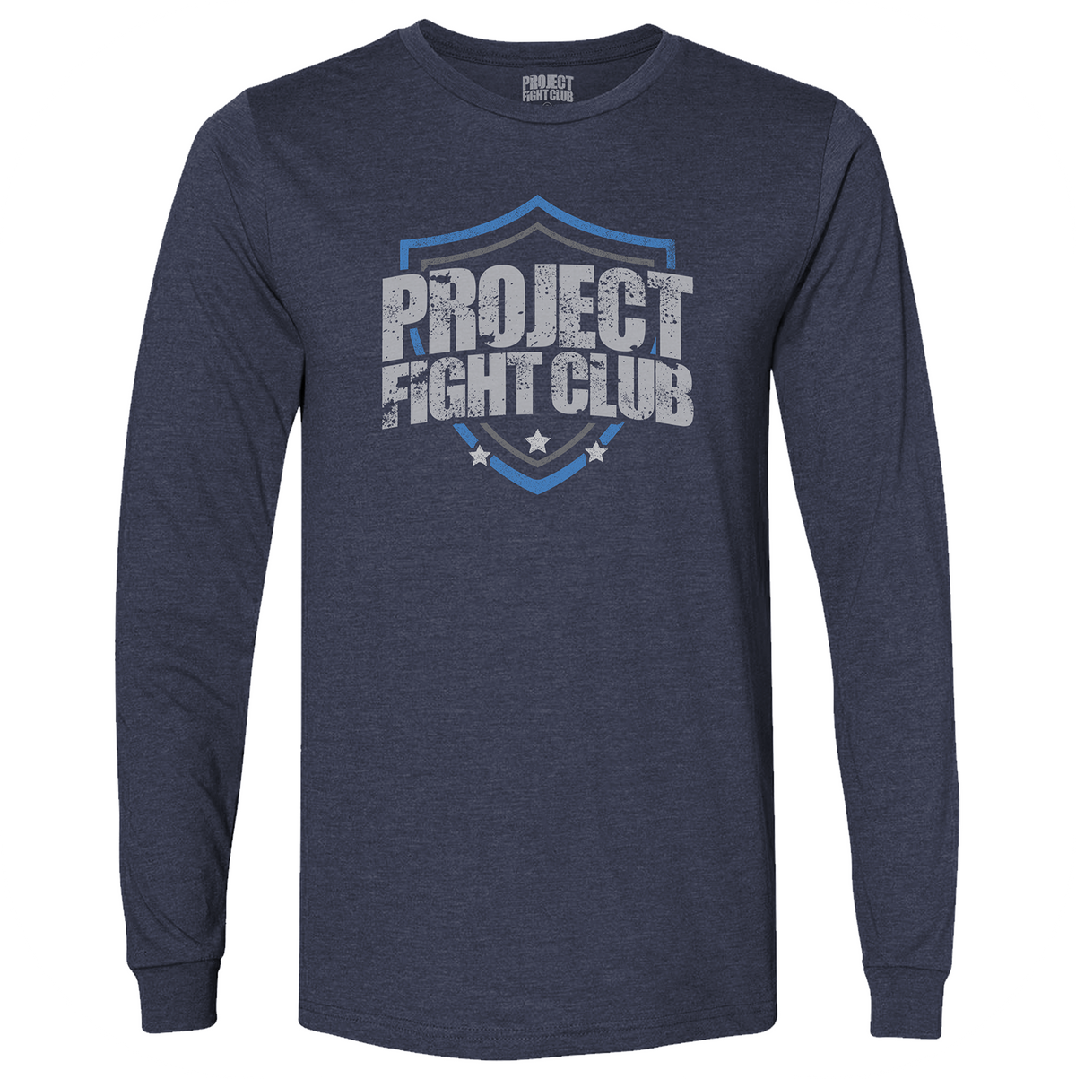 NAVY LONG SLEEVE TEE - SUPPORT POLICE