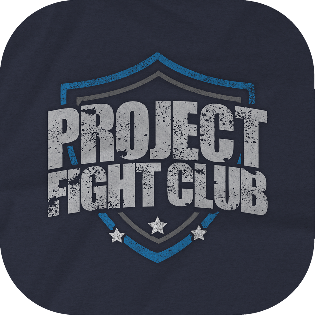 NAVY LONG SLEEVE TEE - SUPPORT POLICE