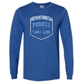 ROYAL BLUE LONG SLEEVE TEE - SUPPORT POLICE