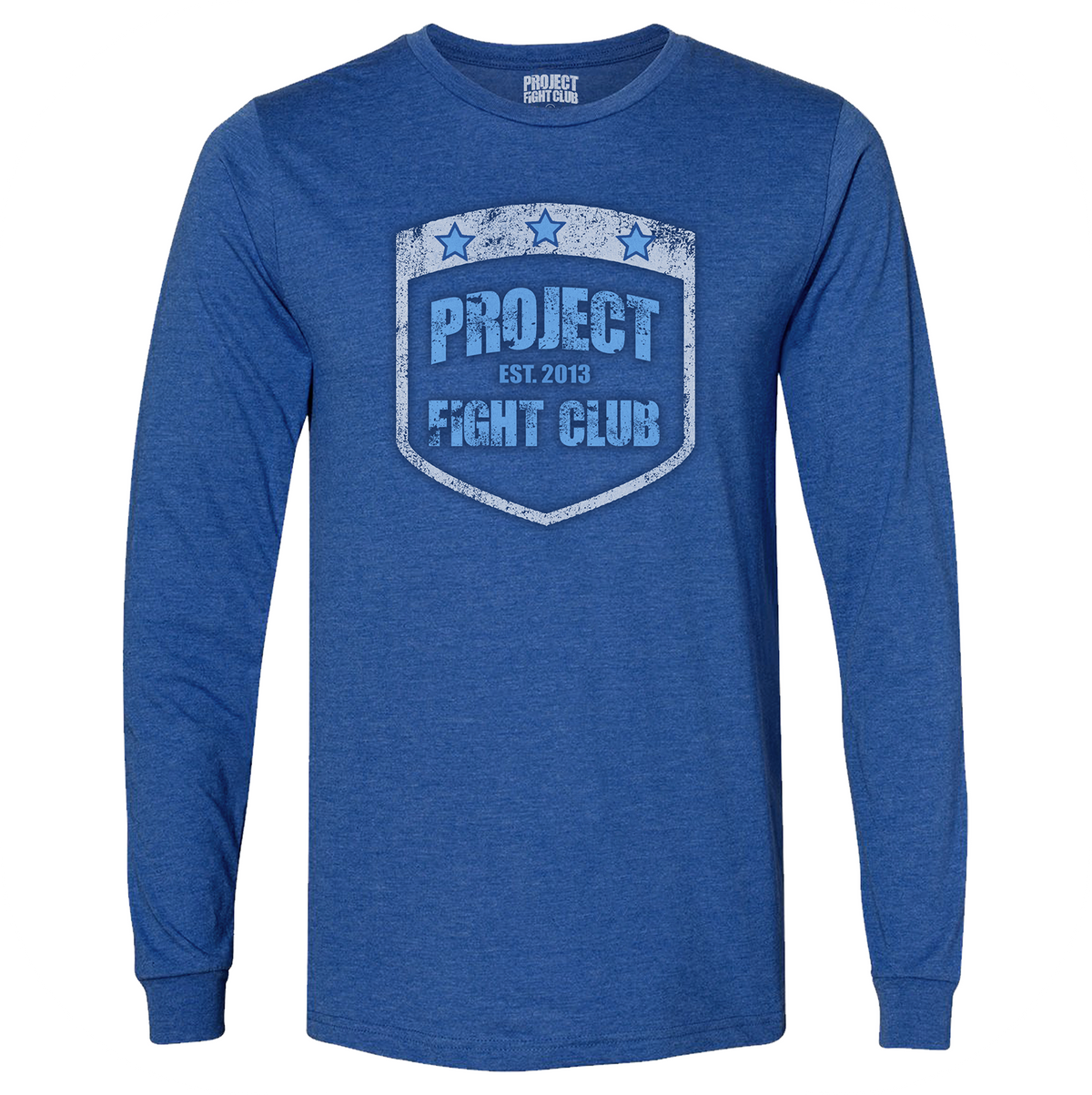 ROYAL BLUE LONG SLEEVE TEE - SUPPORT POLICE