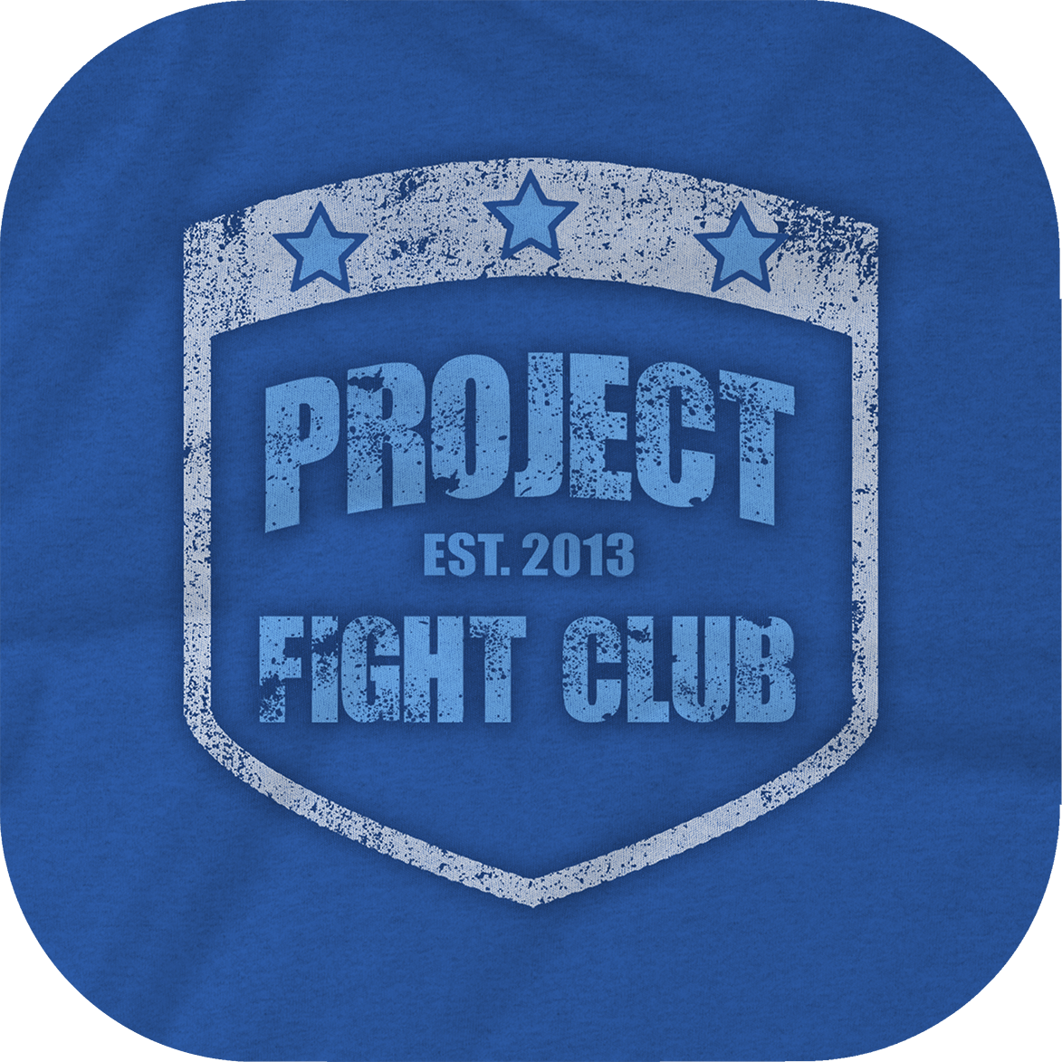 ROYAL BLUE LONG SLEEVE TEE - SUPPORT POLICE
