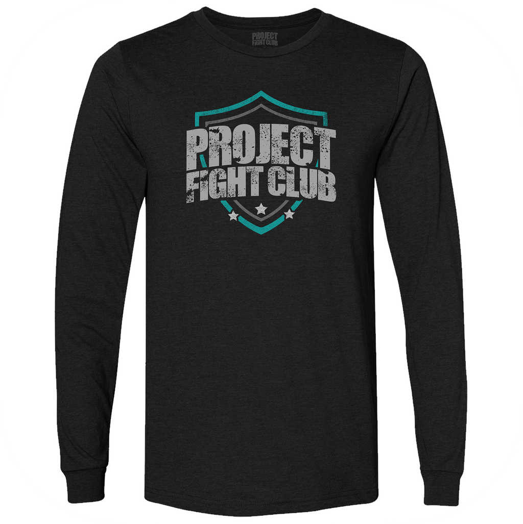 MENS BLACK LONG SLEEVE TEE #2 - FIGHT ADDICTION