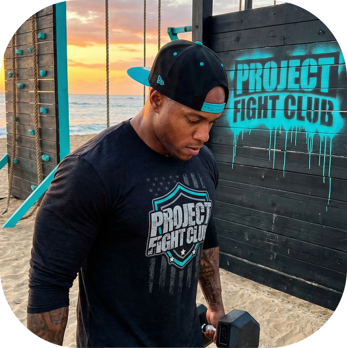 MENS BLACK LONG SLEEVE TEE #3 - FIGHT ADDICTION