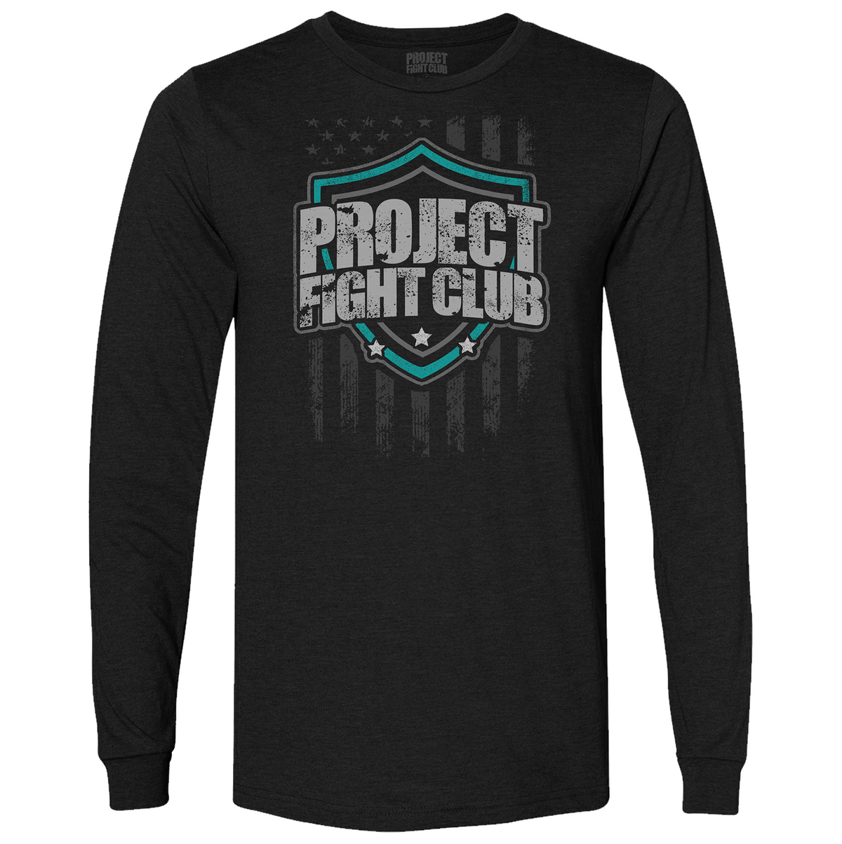MENS BLACK LONG SLEEVE TEE #3 - FIGHT ADDICTION