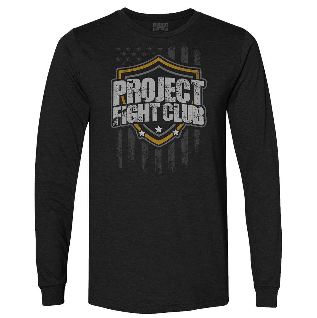 MENS BLACK LONG SLEEVE TEE #3 - PROTECT ANIMALS & WILDLIFE