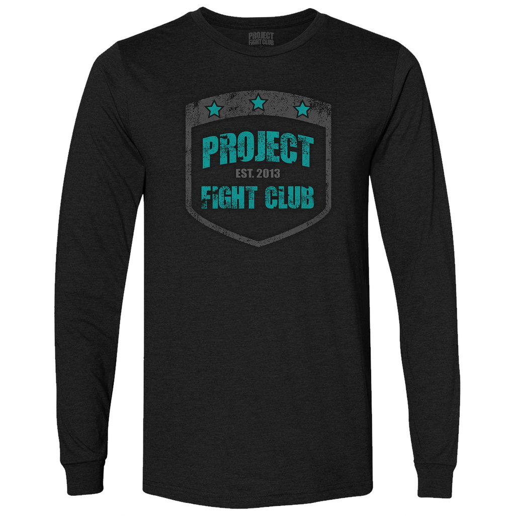 MENS BLACK LONG SLEEVE TEE #4 - FIGHT ADDICTION