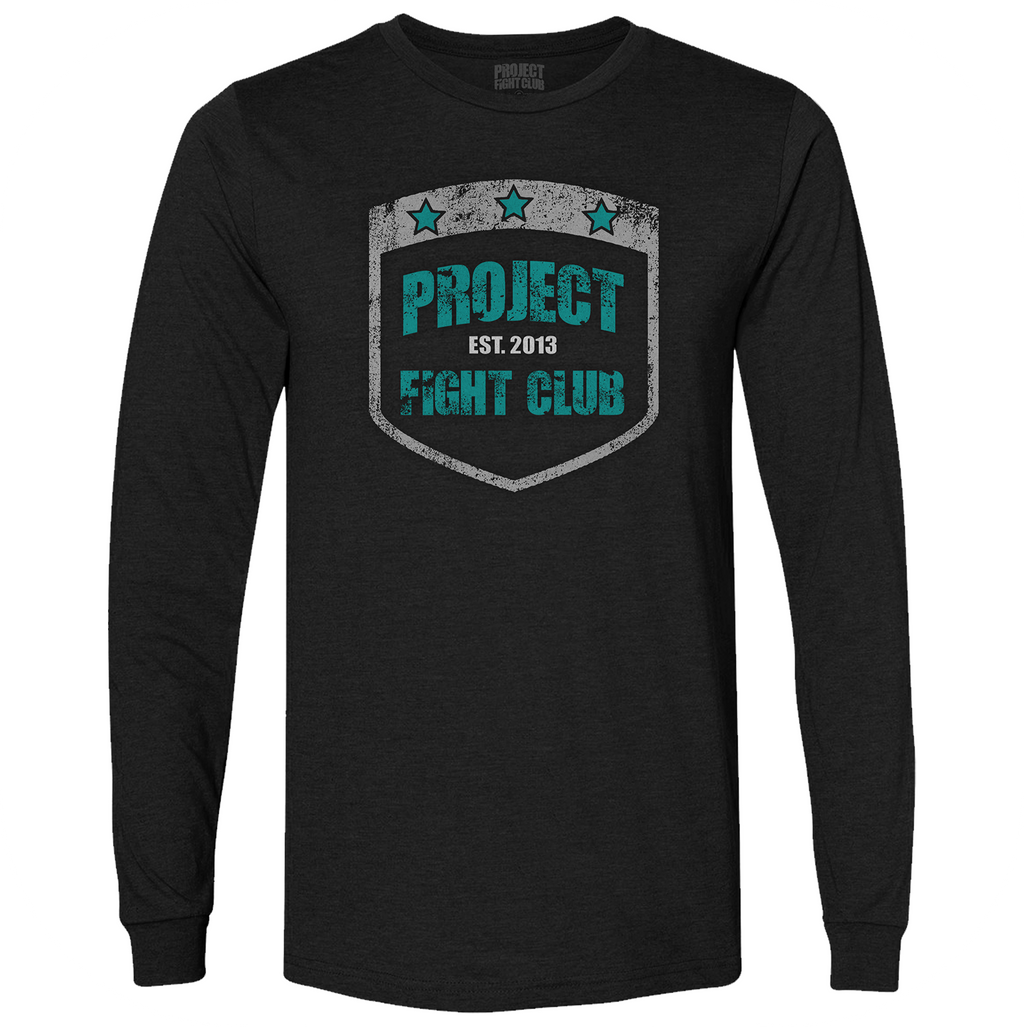 MENS BLACK LONG SLEEVE TEE #5 - FIGHT ADDICTION