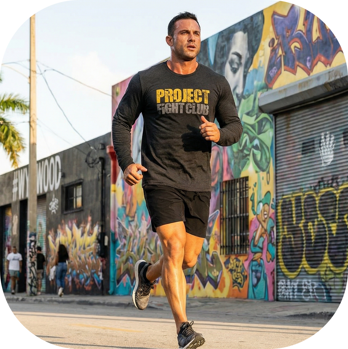 MENS BLACK LONG SLEEVE TEE - PROTECT ANIMALS & WILDLIFE