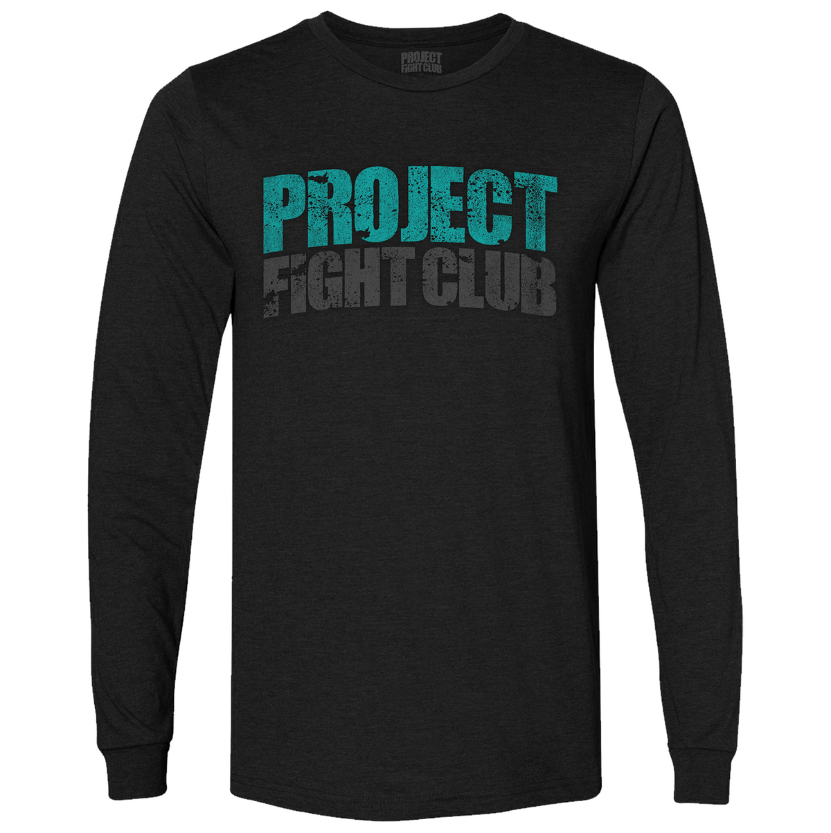 MENS BLACK LONG SLEEVE TEE - FIGHT ADDICTION