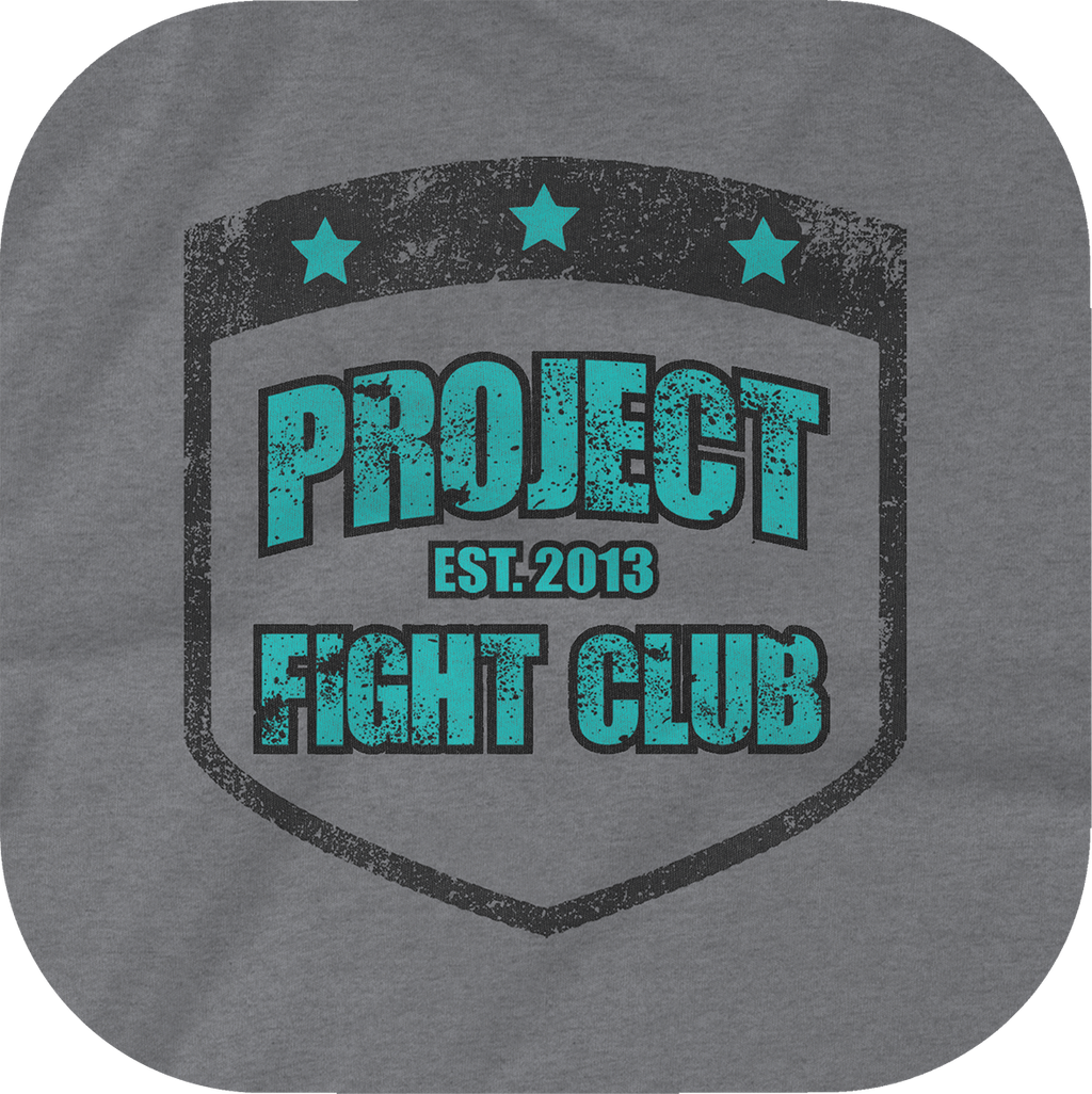 MENS GREY LONG SLEEVE TEE - FIGHT ADDICTION