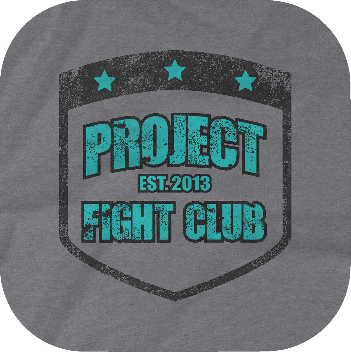 MENS GREY LONG SLEEVE TEE - FIGHT ADDICTION